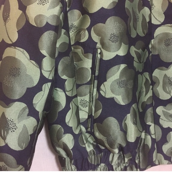 HP Banana Republic Floral Jacquard BomberJacket - Picture 3 of 8